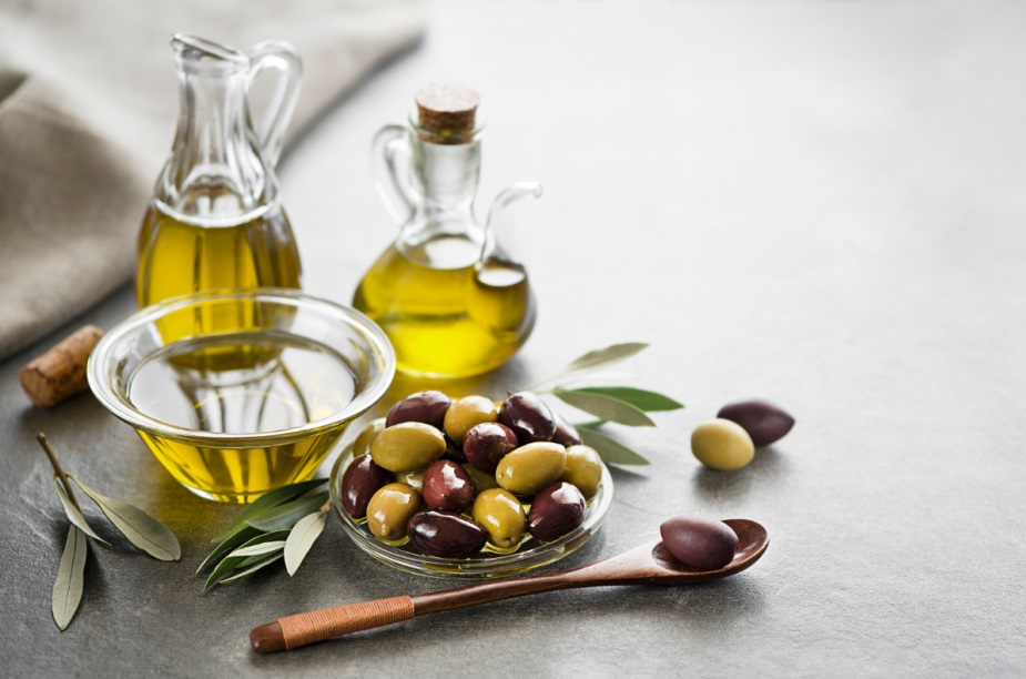 Greek olives, olive oil