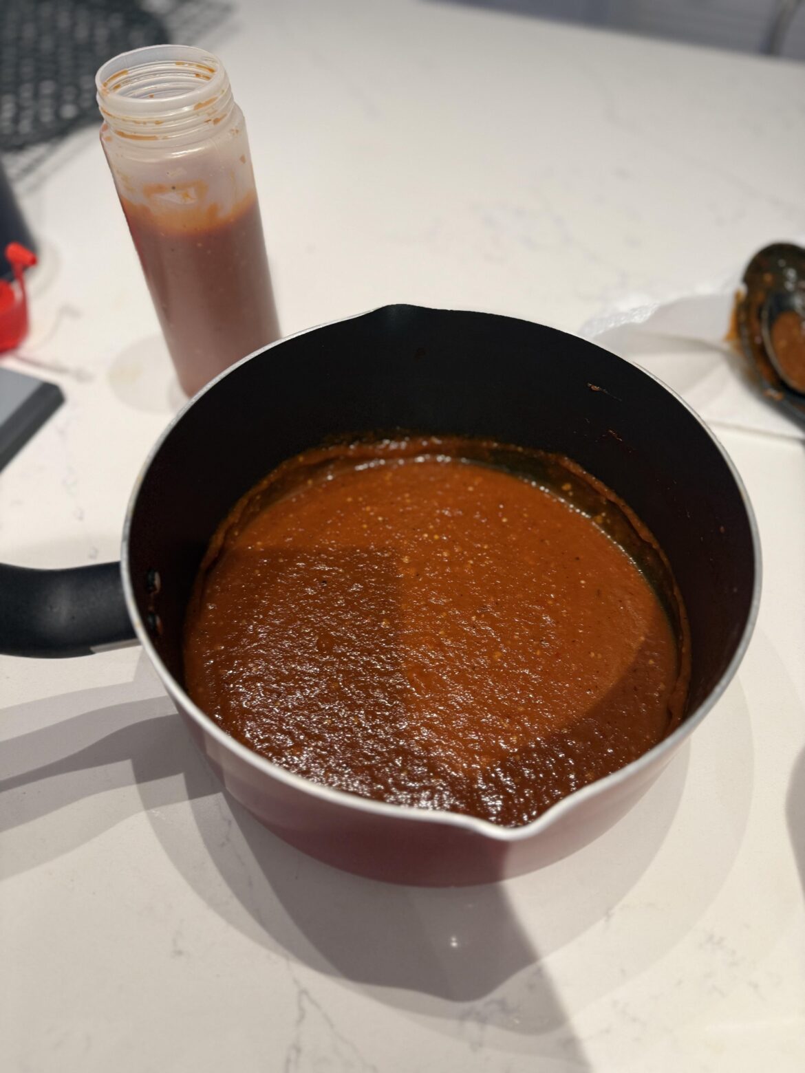 Was going for a taqueria style salsa. 10/10, did not disappoint.