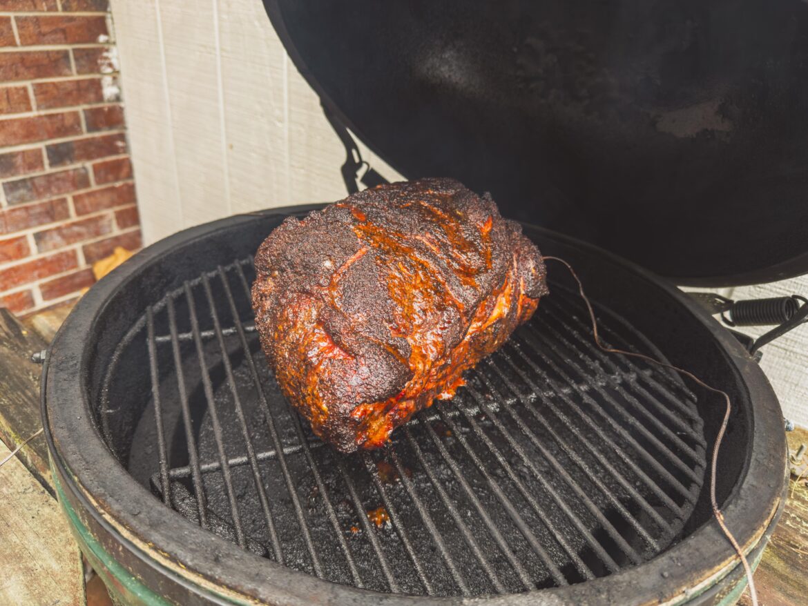 Just before wrapping