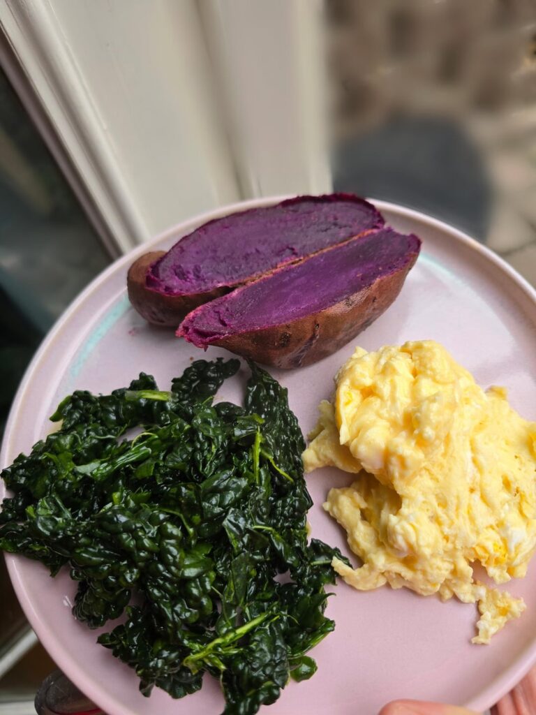 Down 90 lbs! Full day of eating :)