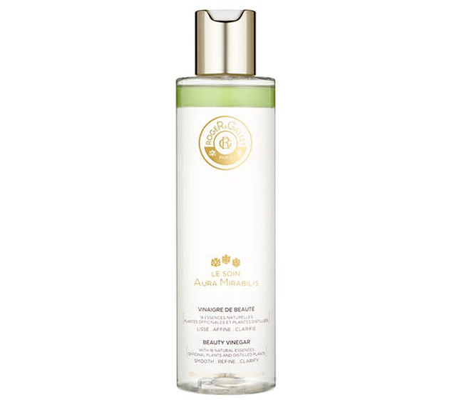 Victoria was least impressed by Le Soin Aura Mirabilis Roger & Gallet (pictured), which dried and stripped her skin