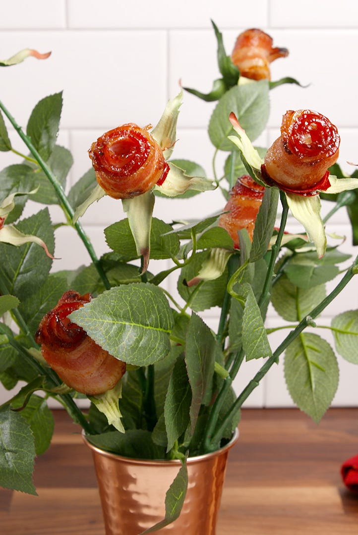 bacon roses