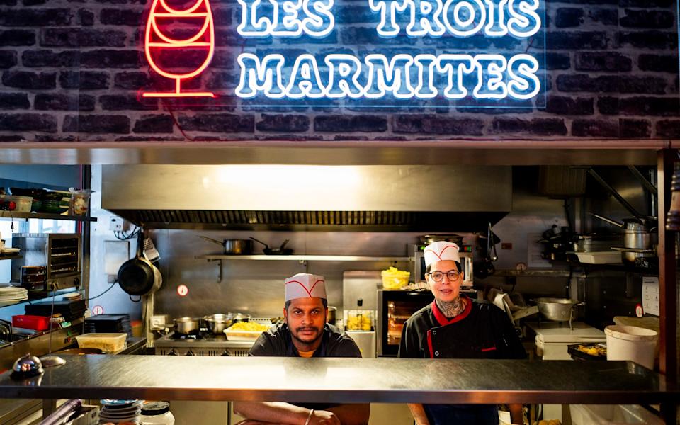 The two chefs of Trois Marmites