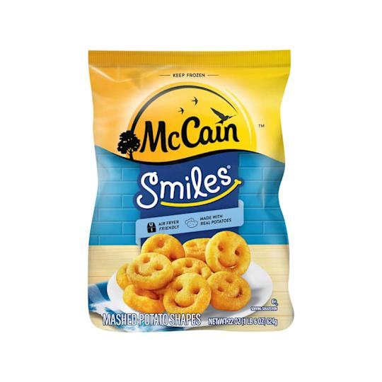 McCain Smiles Mashed Potato Shapes Frozen Potatoes