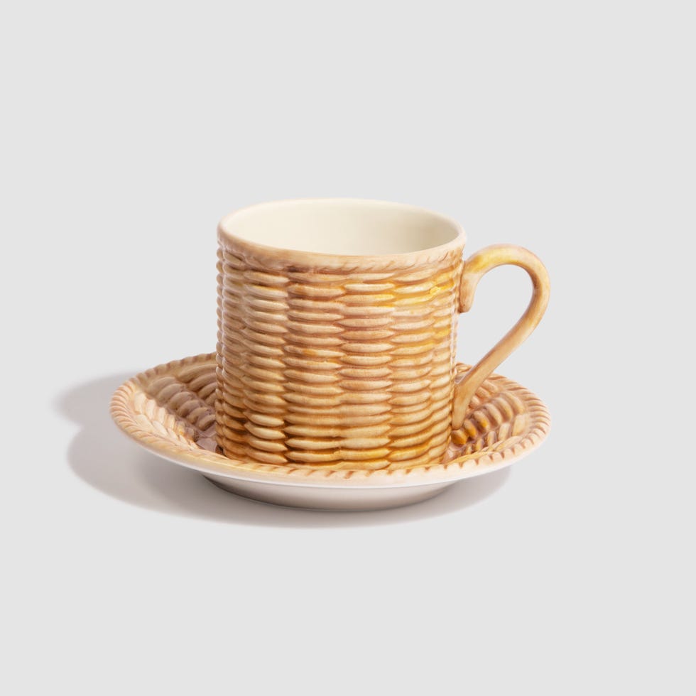 Osier Natural Espresso Cup & Saucer