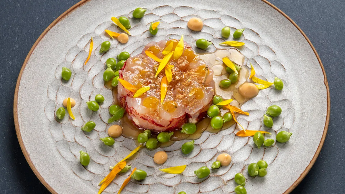 A dish at Le Cromagnon in Bordeaux