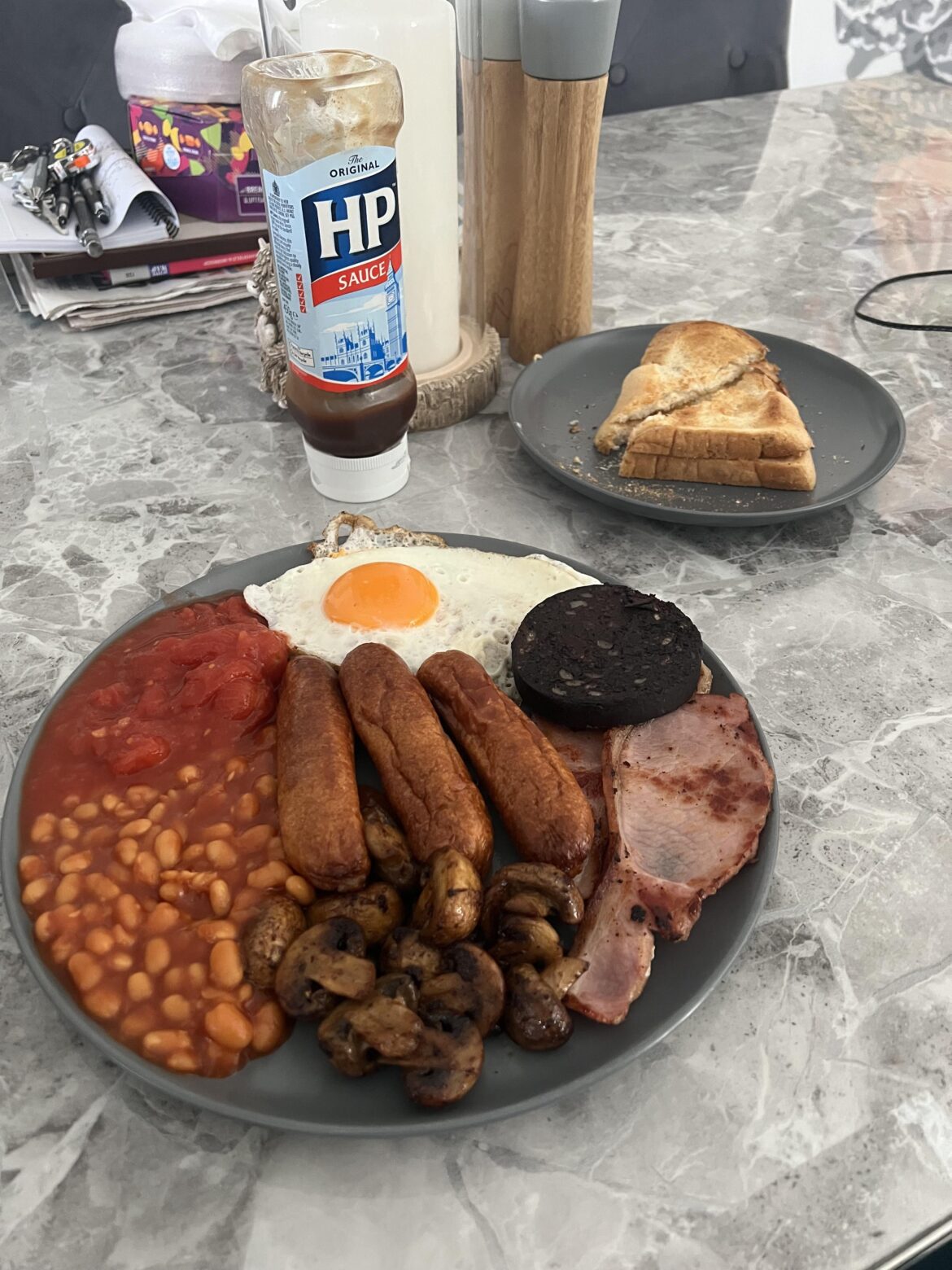 Felt hungry and the mobile butcher came today