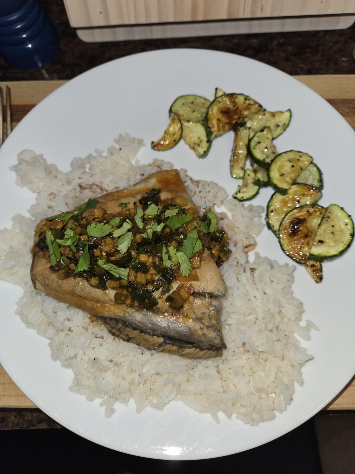 Steamed Cantonese-Style Barramundi 8/10