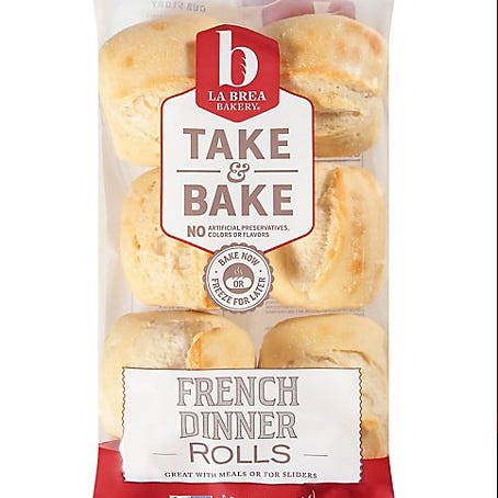 La Brea Bakery Take & Bake French Dinner Rolls