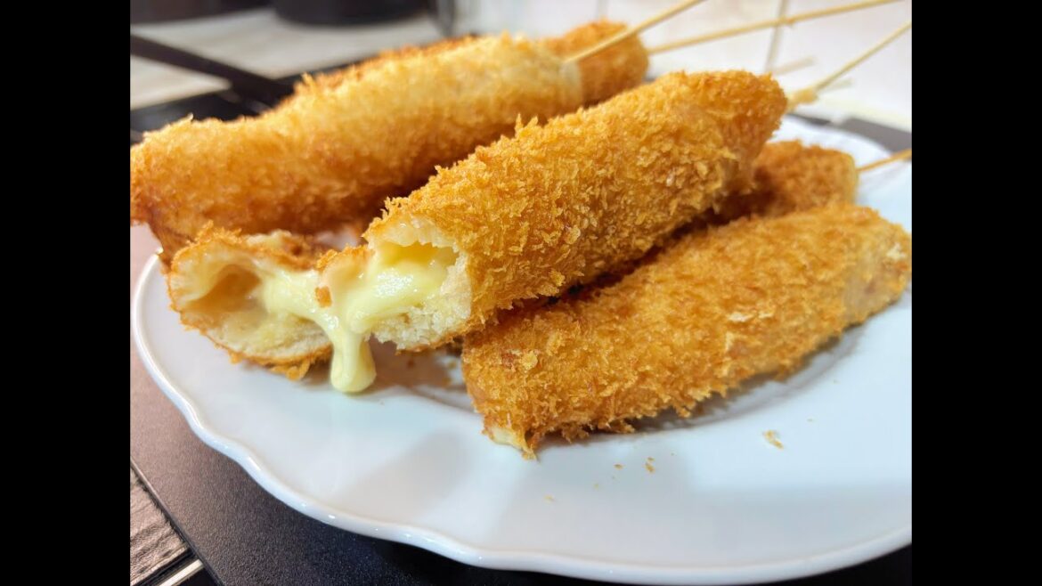 Mozzarella Cheese Corn Dog Recipe, The Popular Korean Street Food recipe