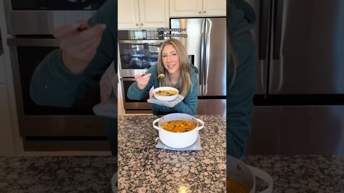 SPICY ITALIAN + TORTELLINI SOUP