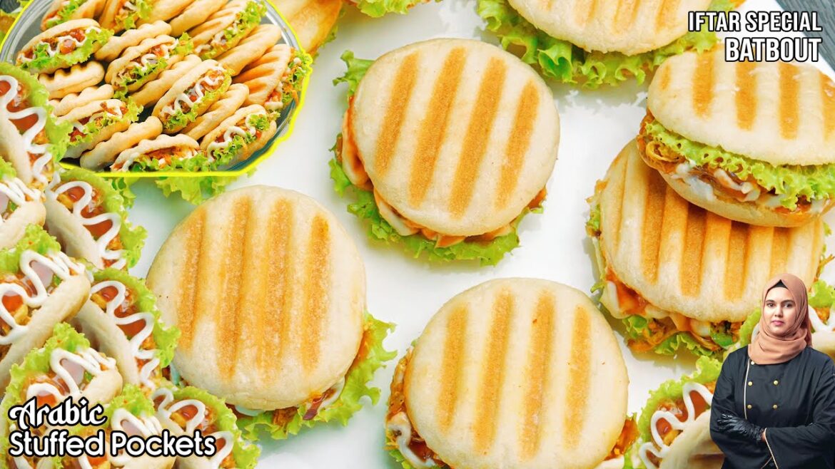 Arabian Stuffed Pockets | MINI BATBOUT | Moroccan Pillow Bread | Ramadan Iftar Special Arabian Stuffed Pockets | MINI BATBOUT | Moroccan Pillow Bread | Ramadan Iftar Special