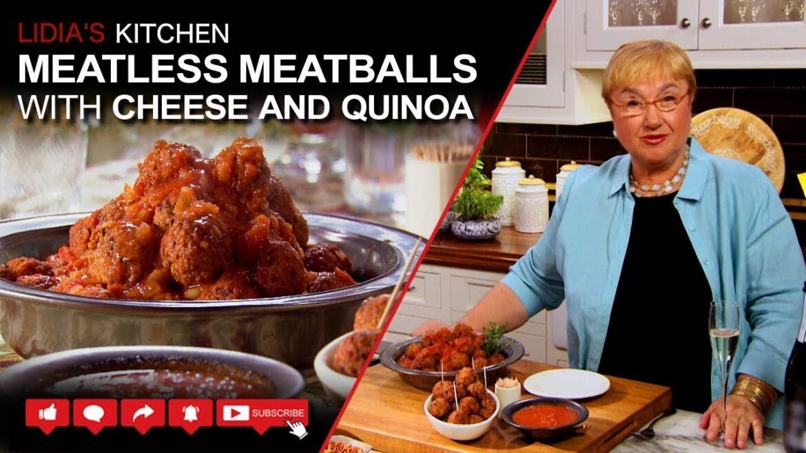 Meatless Meatballs with Cheese and Quinoa