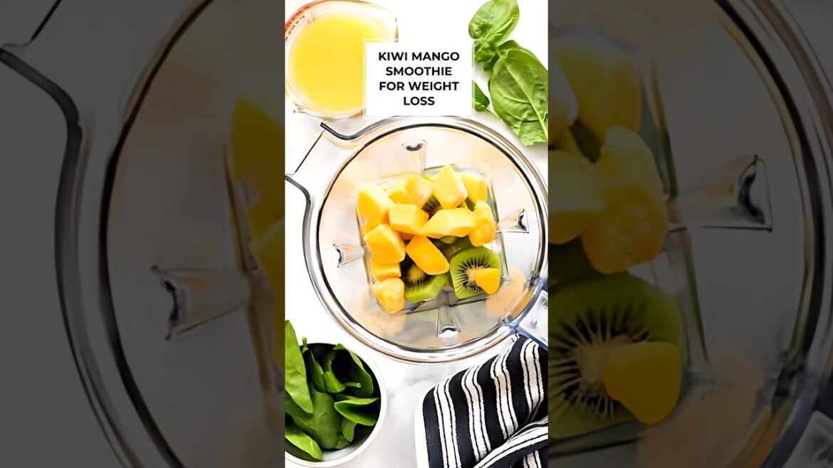KIWI MANGO SMOOTHIE | REFRESHING KIWI MANGO RECIPE #short KIWI MANGO SMOOTHIE | REFRESHING KIWI MANGO RECIPE #short