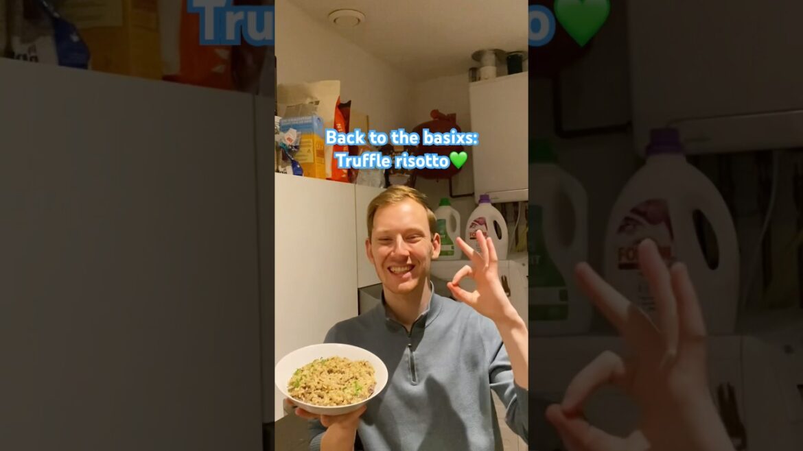 Back to the basixs EP42: Truffle risotto #student #studentlife #students #budget #sandernutrition