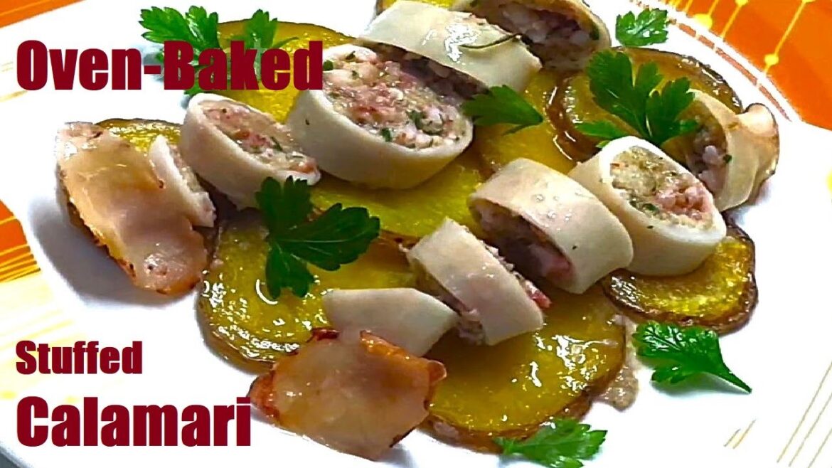 Delicious Oven-Baked Stuffed Calamari - Easy and Healthy Recipe