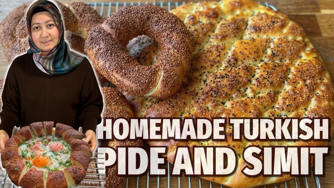 Traditional Turkish Breads at Home: Pide and Simit from One Dough Recipe