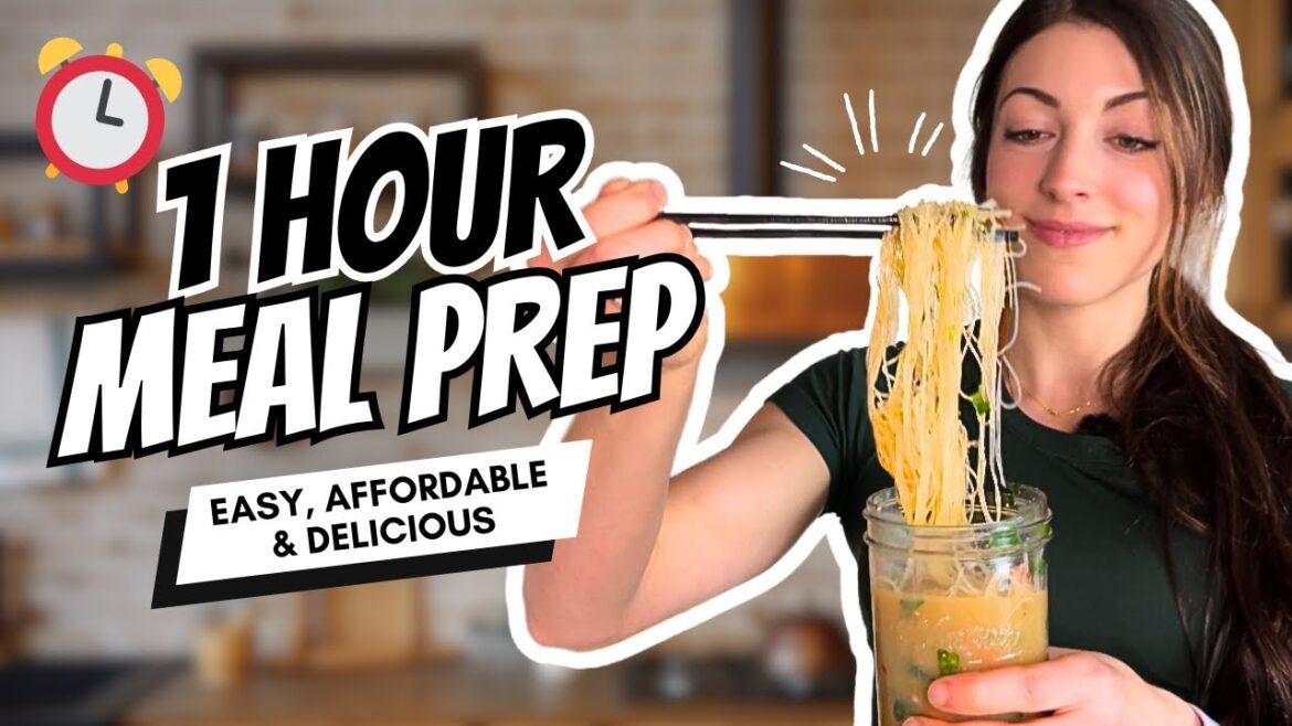 1 Hour Meal Prep | Fast, Cheap & High-Protein Meals! 1 Hour Meal Prep | Fast, Cheap & High-Protein Meals!