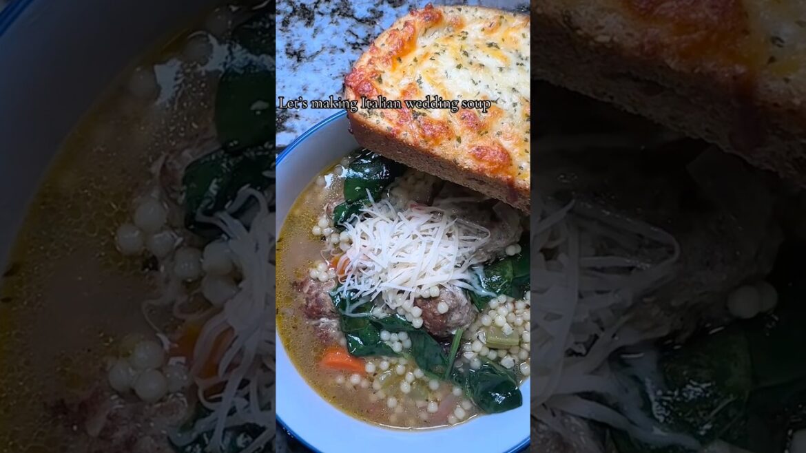 Italian wedding soup is a staple in this house hold! #food #foodie #soup #italian #easyrecipe
