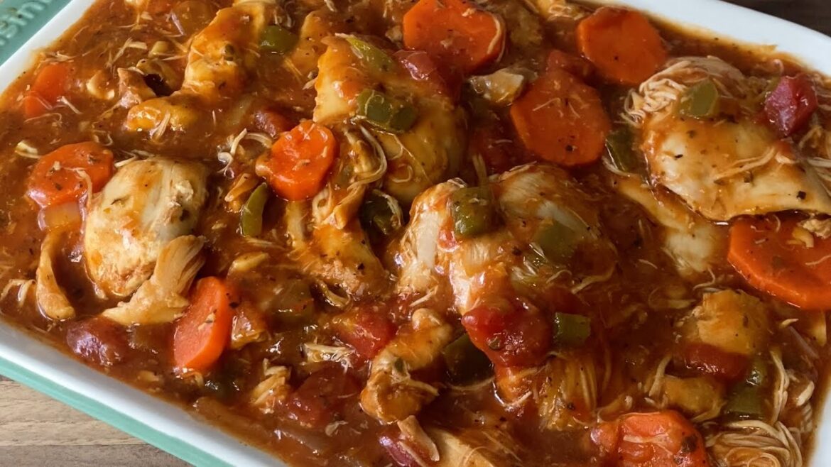 Chicken Cacciatore A Healthy Italian Meal For Any Night Of The Week!