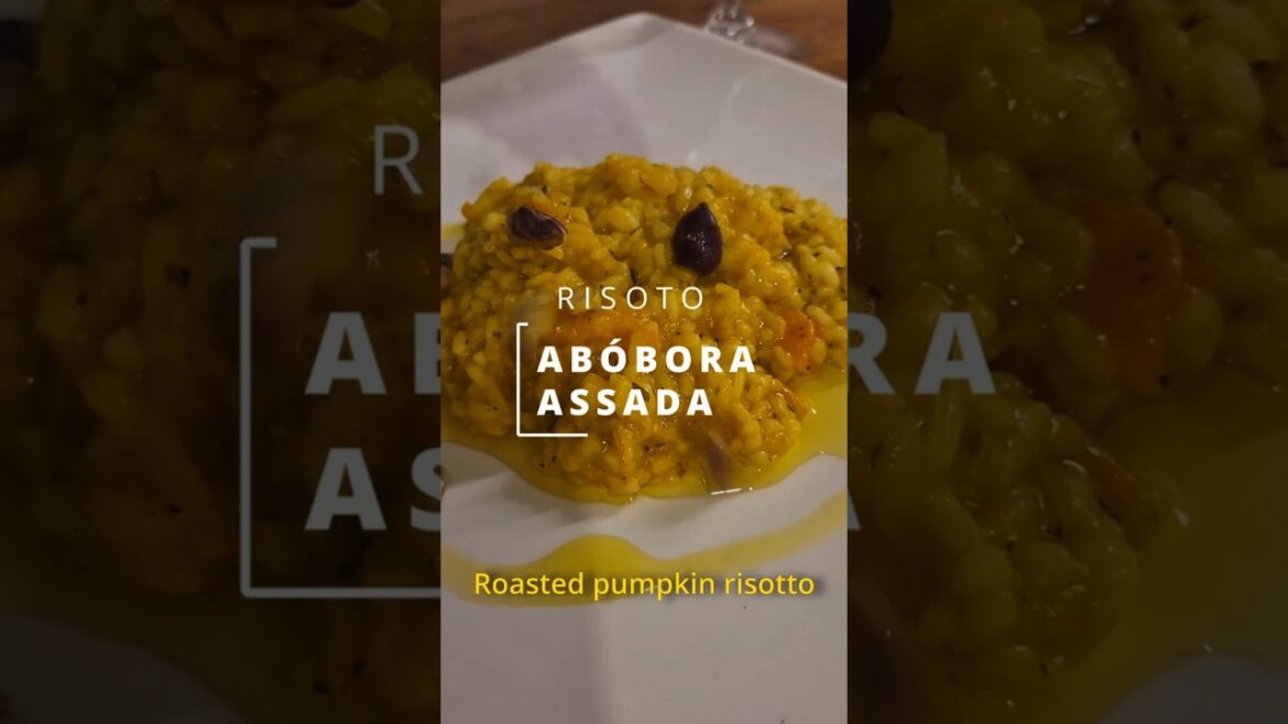 Risoto abobora assada | Roasted pumpkin risotto