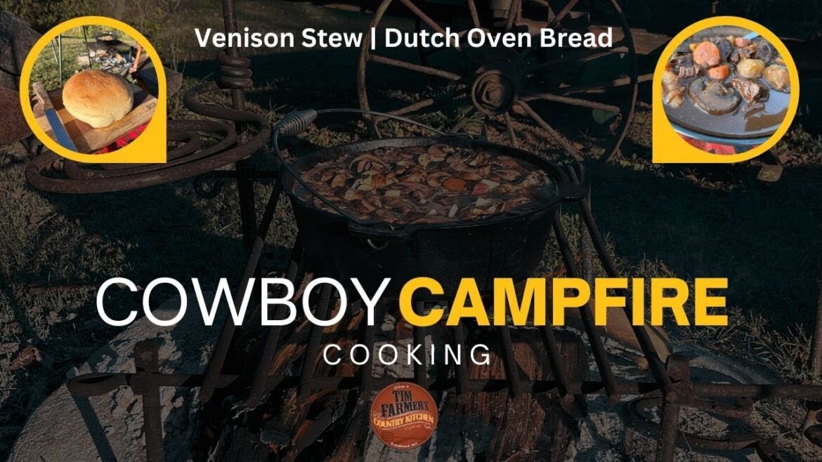 Cowboy Campfire Cooking: Venison Stew, Simple Yeast Bread & Music by Gary Nichols (#1236) Cowboy Campfire Cooking: Venison Stew, Simple Yeast Bread & Music by Gary Nichols (#1236)