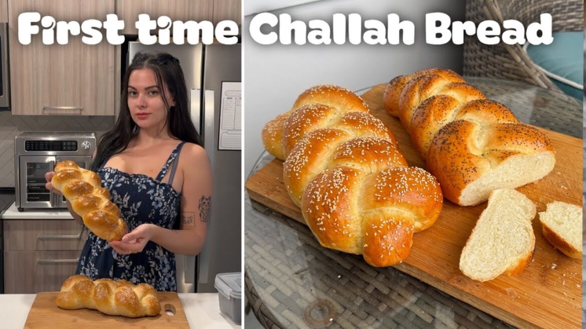 My FIRST time making Challah Bread if I can you can too! Bread recipe Soft, Sweet, and Delicious My FIRST time making Challah Bread if I can you can too! Bread recipe Soft, Sweet, and Delicious