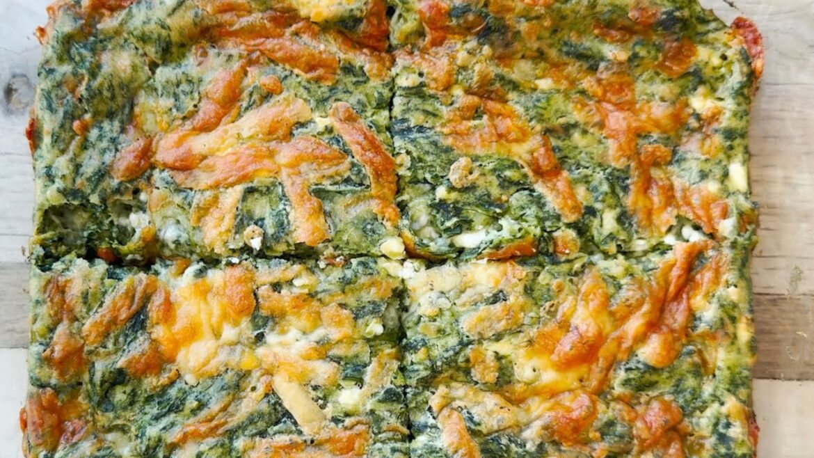 How To Make Gluten-Free Spinach Feta Brownie. A Cheesy Heaven