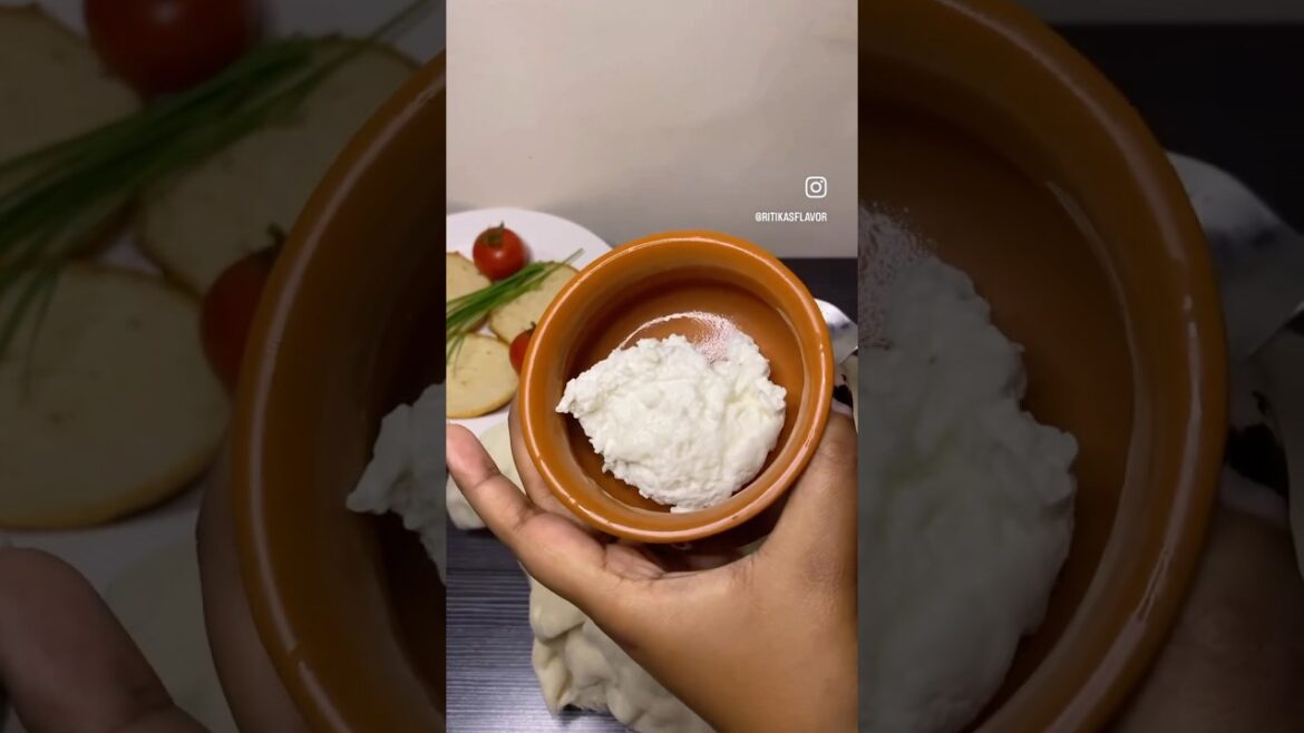 Homemade Ricotta cheese at home | Ricotta Bruschetta