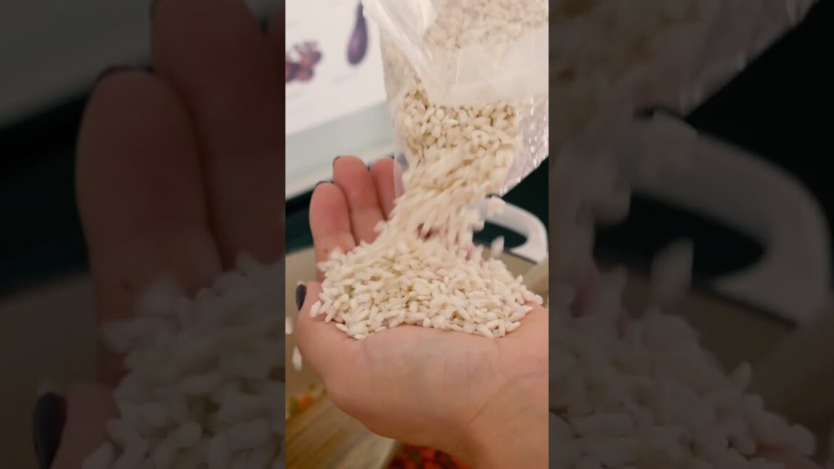 Risotto Carnaroli con zucca arrostita e chips di funghi