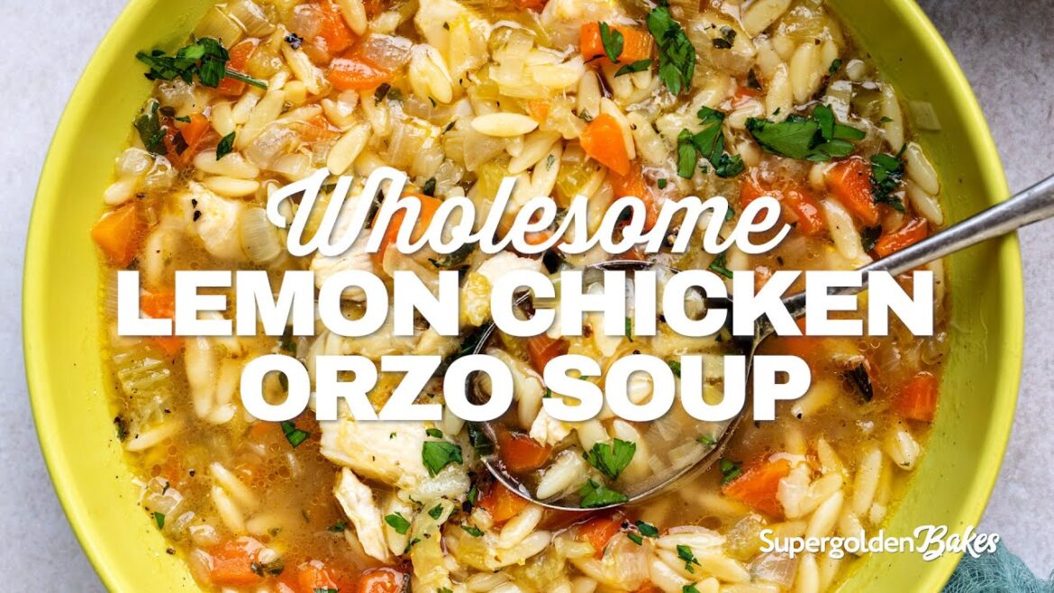 Wholesome Greek Lemon Orzo Chicken Soup | Supergolden Bakes Wholesome Greek Lemon Orzo Chicken Soup | Supergolden Bakes
