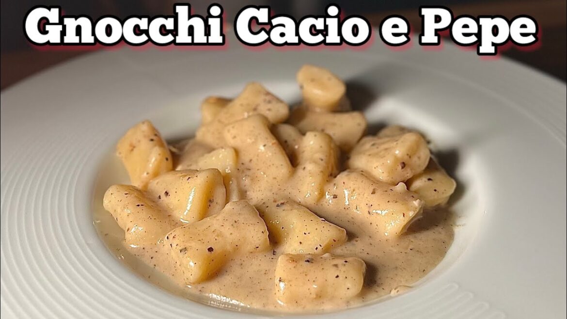 Ricotta Gnocchi with Camembert | Cacio e Pepe Perfection! #gnocchi