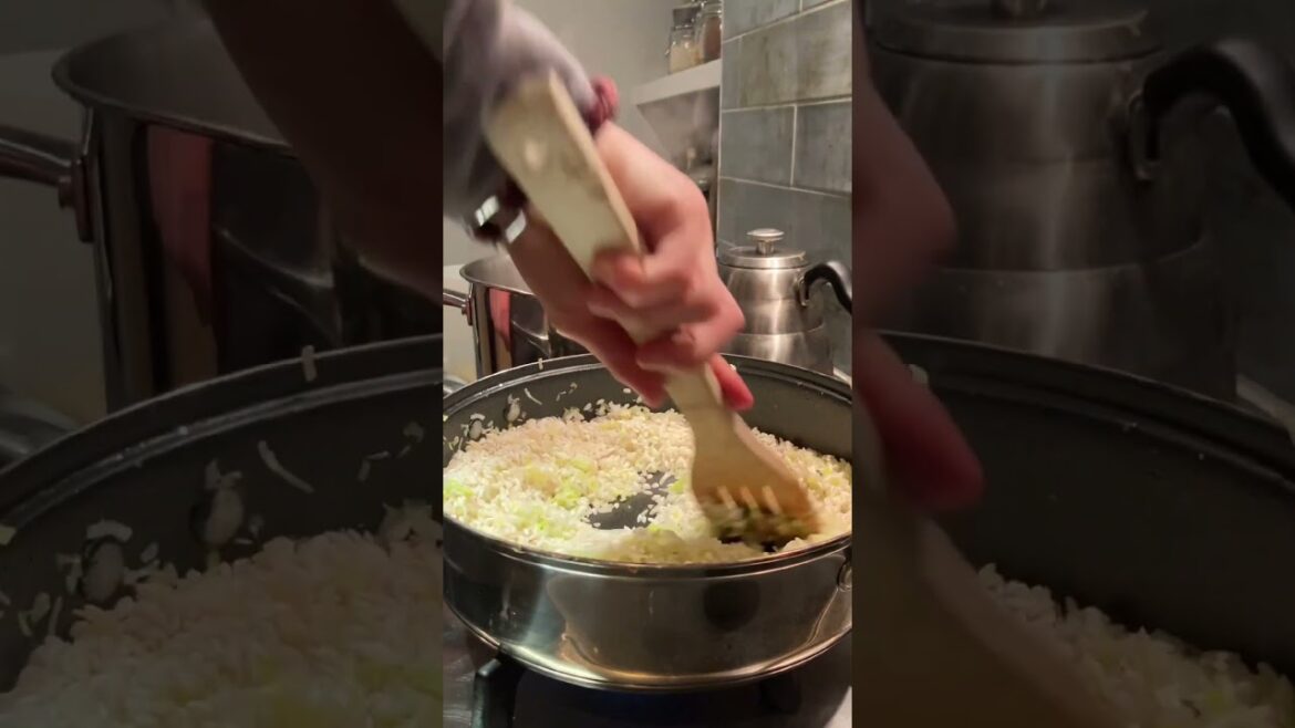 Wild mushroom risotto