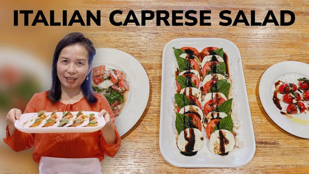 Cách Làm Salad Caprese Kiểu Ý Đơn Giản | Easy Caprese Salad Recipe Cách Làm Salad Caprese Kiểu Ý Đơn Giản | Easy Caprese Salad Recipe