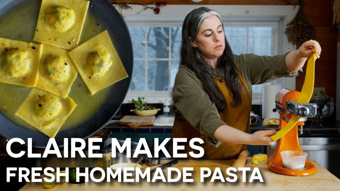 How to Make Homemade Ravioli with Claire Saffitz | Dessert Person
