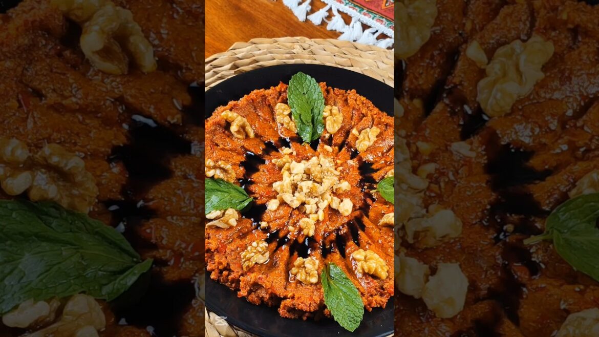 Quick, Easy & Healthy Muhammara |محمرة بأسهل وأسرع طريقة