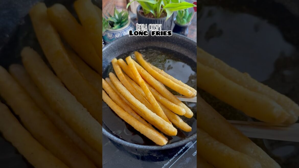 Extra crispy long fries