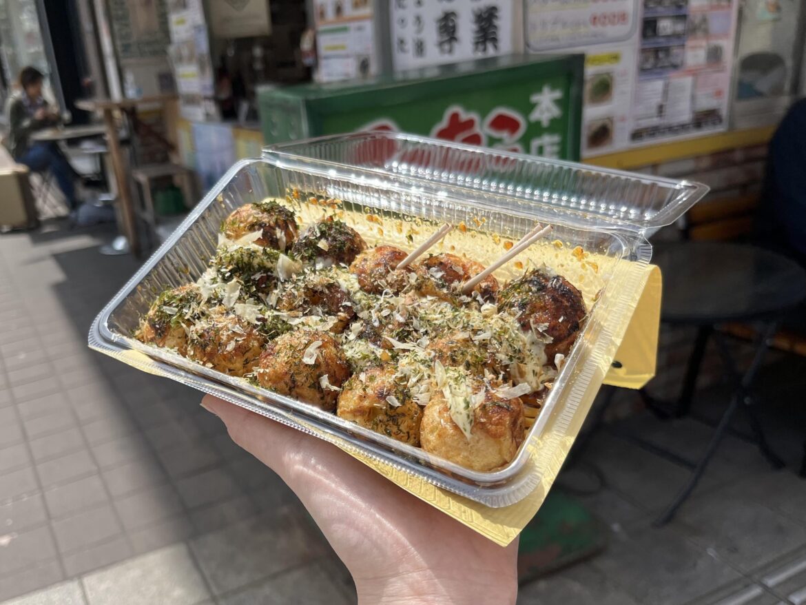 sometimes the best food you have is takoyaki made by some grandpa who’s been doing it for half a century and spins the hot plate like a dj. anyway…