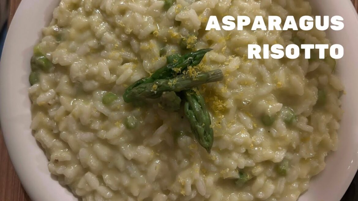 Easy asparagus risotto