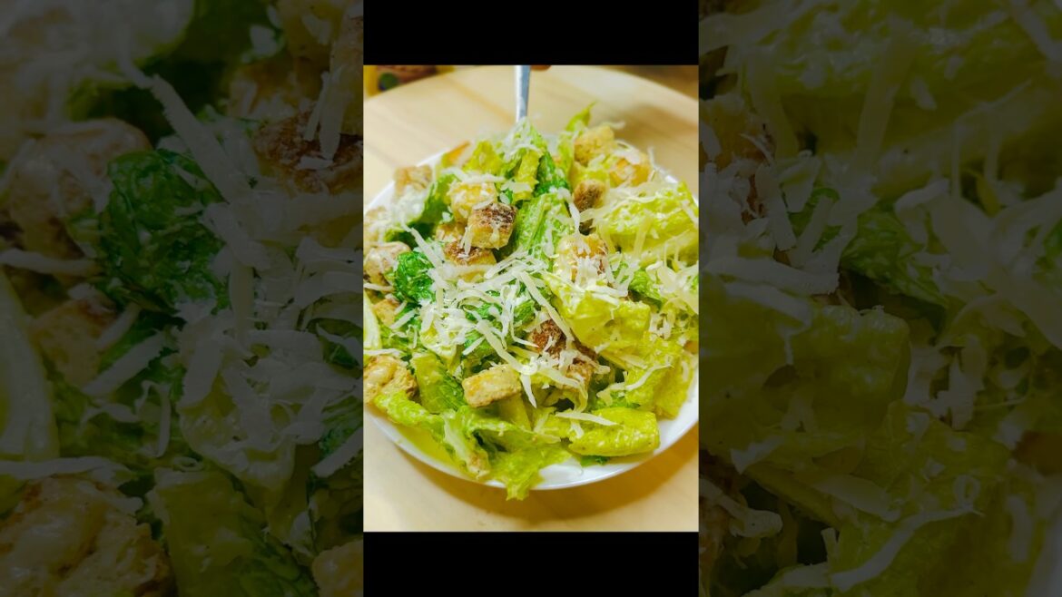 ”Classic Caesar Salad: The Timeless Recipe You’ll Crave Again and Again!”#shorts #salad **"Classic Caesar Salad: The Timeless Recipe You’ll Crave Again and Again!"**#shorts #salad