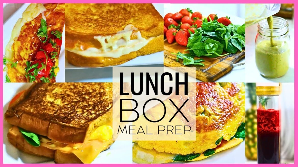 EASY HEALTH LUNCH RECIPES for  Work and School | LUNCH BOX Recipes for KIDS | MEAL PREP FAMILY of 7