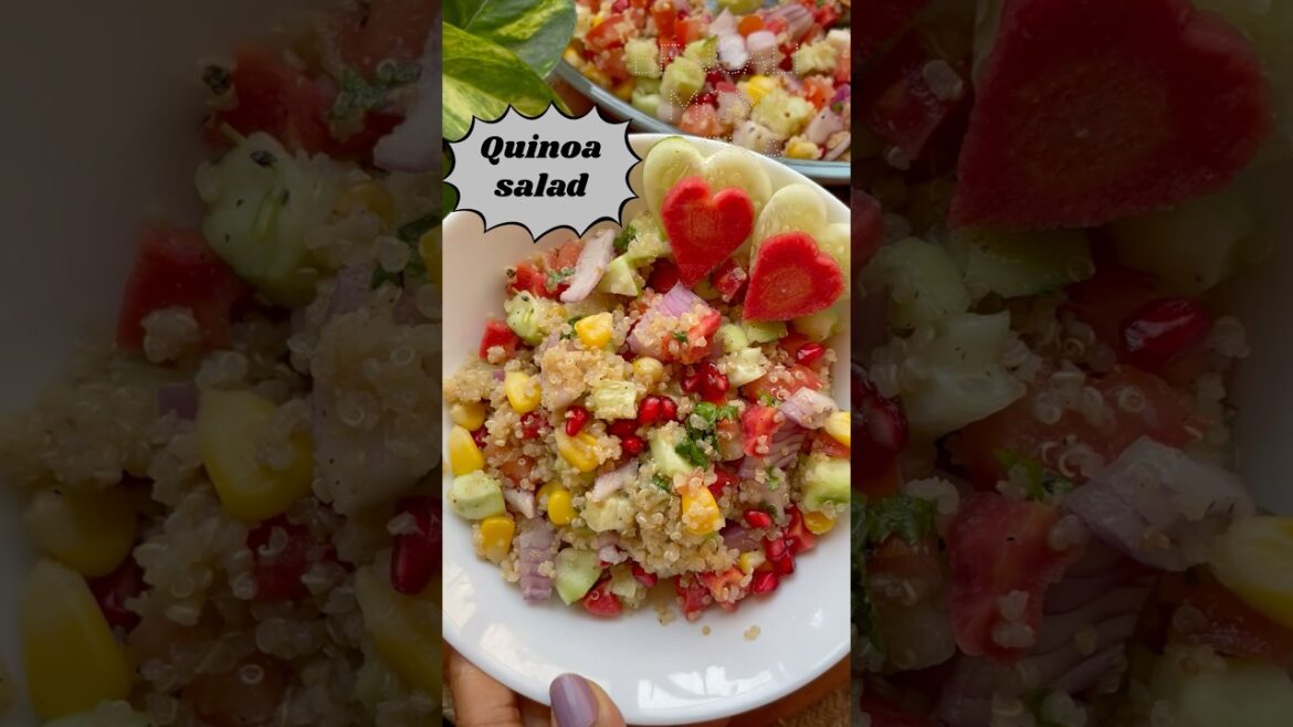 Healthy Mediterranean quinoa salad | weight loss diet , tasty and easy to make! #shorts #recipe Healthy Mediterranean quinoa salad | weight loss diet , tasty and easy to make! #shorts #recipe