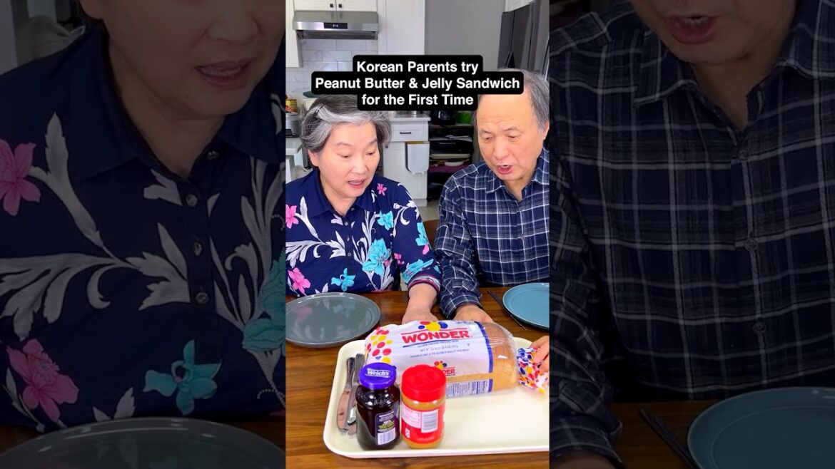 Korean Parents try Peanut Butter & Jelly Sandwich for the First Time