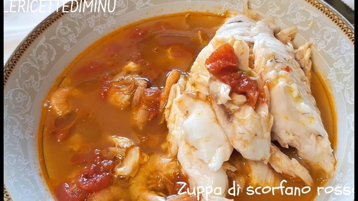 Zuppa di scorfano rosso Zuppa di scorfano rosso