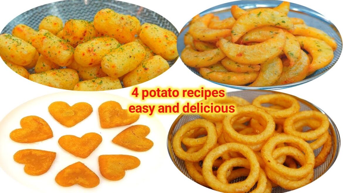 1 Dough, 4 Snacks! Easy & Delicious Potato Snack Recipes 1 Dough, 4 Snacks! Easy & Delicious Potato Snack Recipes