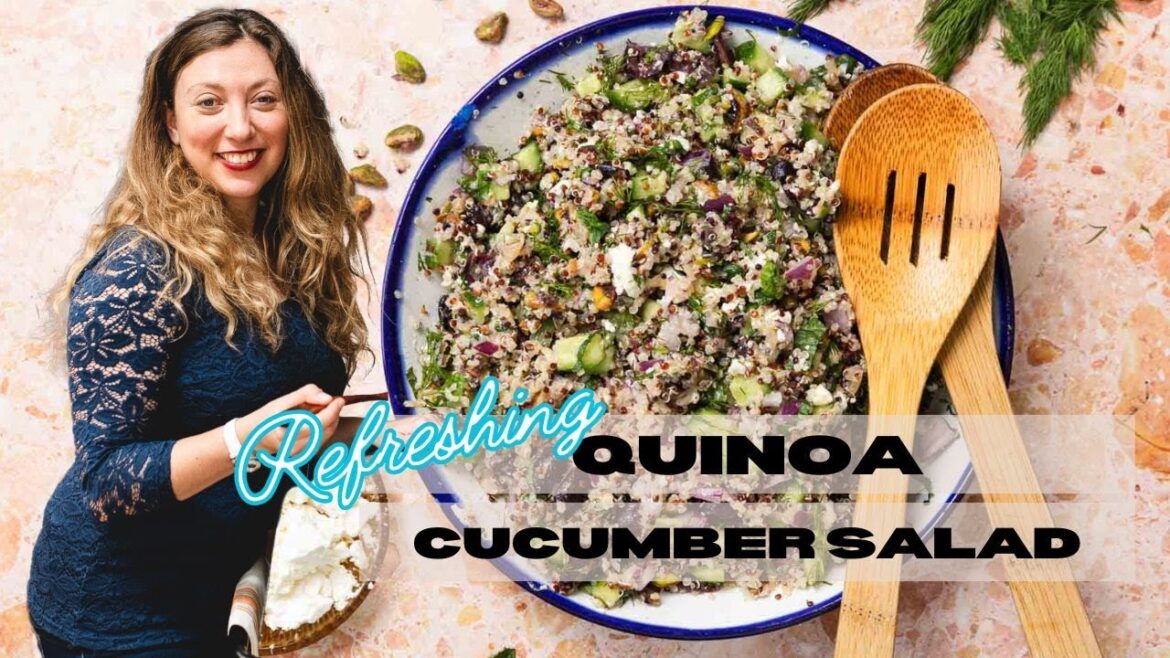 Make A COLORFUL And HEALTHY Quinoa Salad For A Light Meal