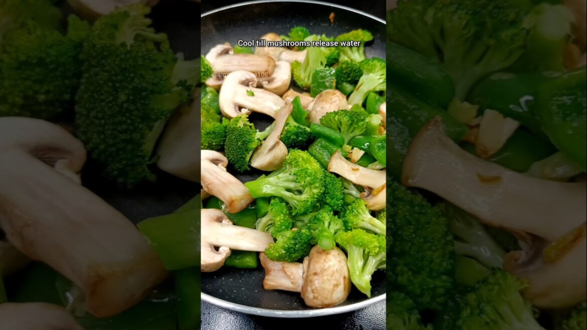 DISCOVER The Perfect Broccoli & Mushroom Salad Recipe! #diet