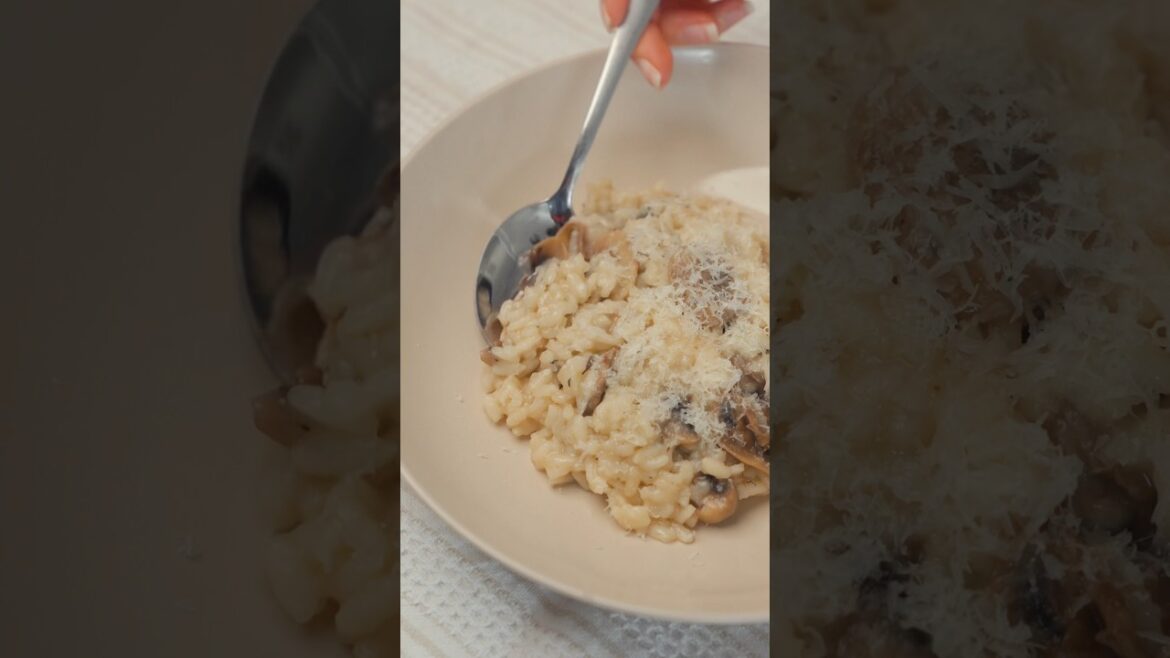 Pamela Anderson's Mushroom Risotto Recipe! (Delicious)