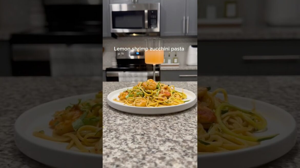 Lemon shrimp pasta#easyrecipes #quickrecipes #shrimppasta