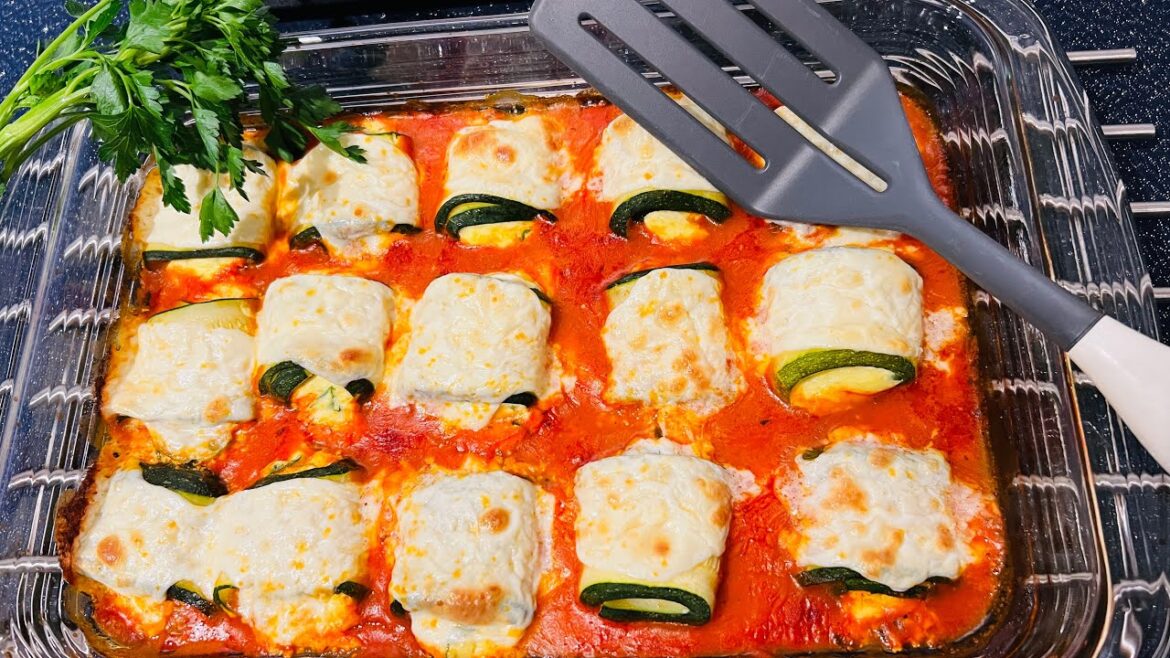 Irresistible Zucchini Rolls Perfectly Loaded with Creamy Ricotta! Irresistible Zucchini Rolls Perfectly Loaded with Creamy Ricotta!